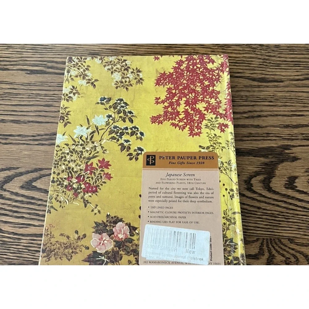 Penman Paper Journal Diary Japanese Screen 160 Lined Pages Magnetic Closure VTG